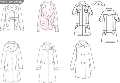 服裝設(shè)計圖模板 原創(chuàng)服裝款式圖